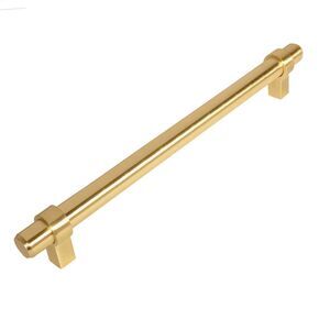 Cosmas 161 Series Brushed Brass Cabinet Hardware Euro Style Bar Pulls Lot of 9